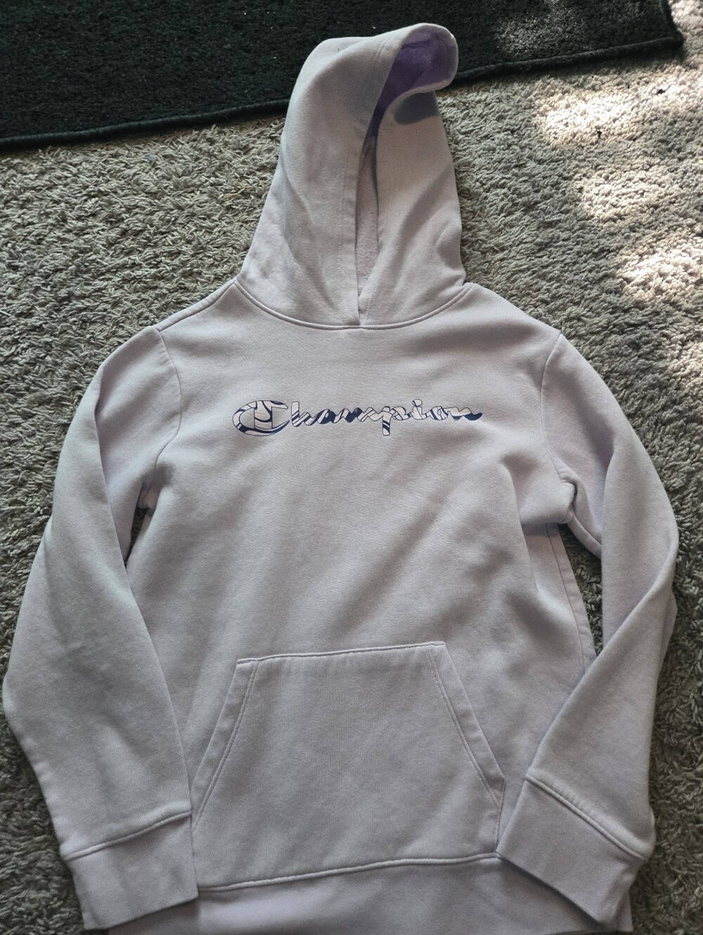 Champion Women's Lavender Hoodie Sweater